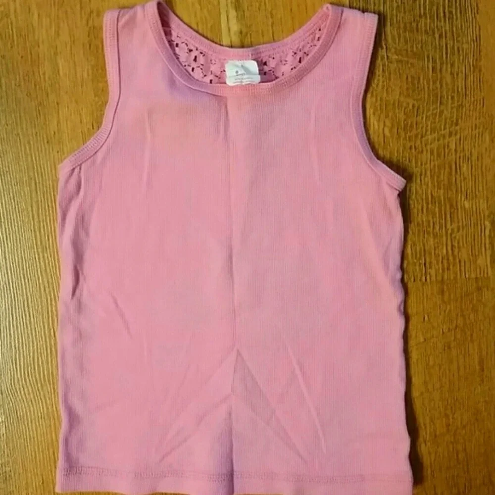 Faded Glory Girls NWT Black Lace‎ Skirt with Circo Pink Lace Tank Top Size 4T